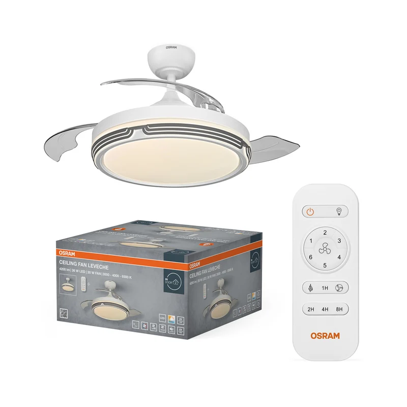 OSRAM LED Deckenventilator Leveche 1060mm 66W CCT