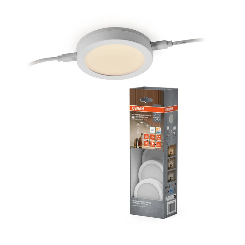OSRAM Unterbauleuchte Flexus Spot 9,8W CCT dimmbar Weiß