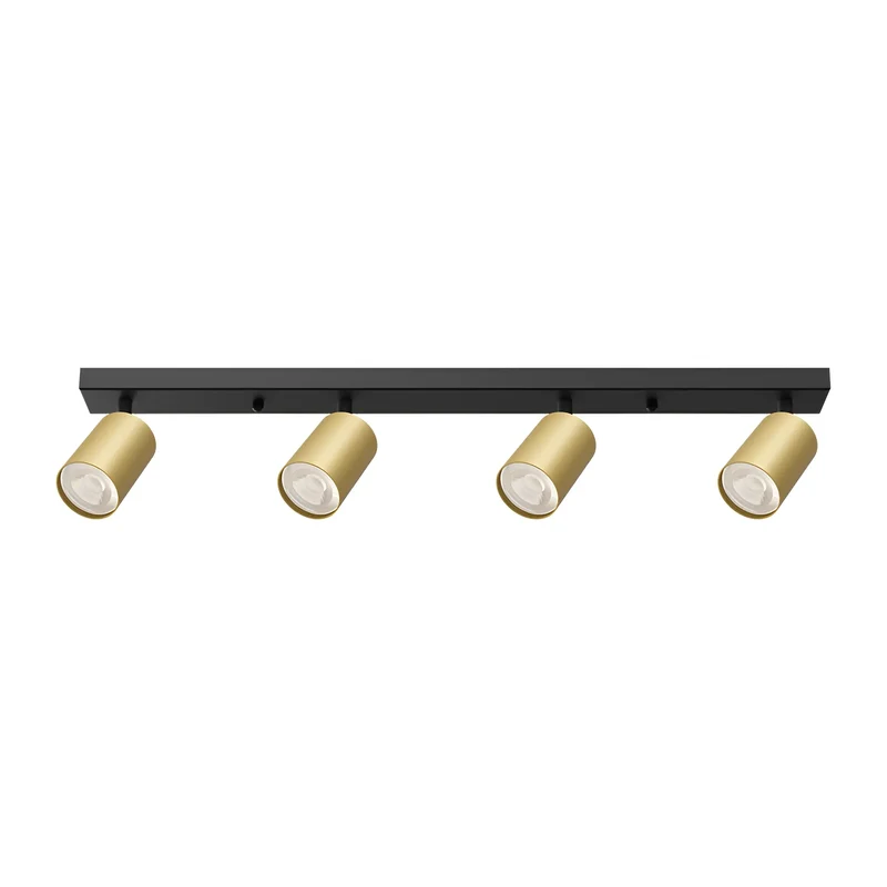 Braytron GU10 Deckenstrahler 4-flammig 640 mm schwenkbar – Gold