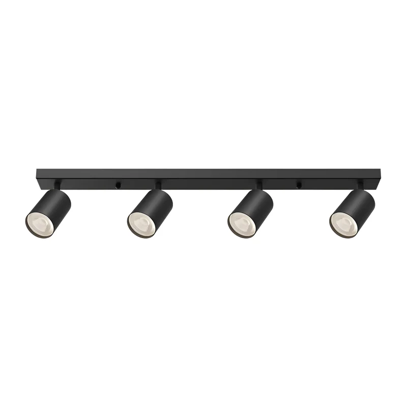 Braytron GU10 Deckenstrahler 4-flammig 640 mm schwenkbar – Schwarz