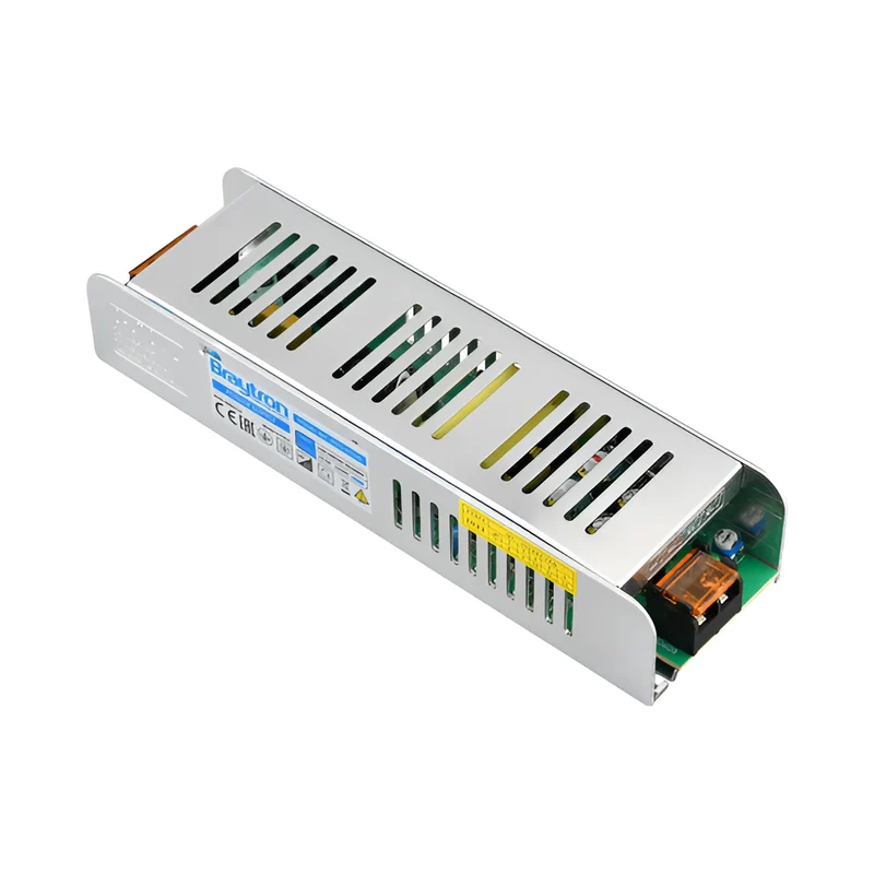 Braytron LED-Netzteil 100W 24V DC IP20 – Aluminium Silber