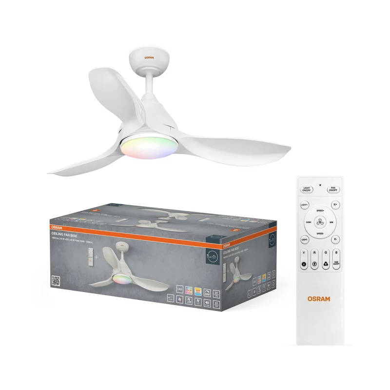 OSRAM LED Deckenventilator Bise 1065mm 48W CCT RGB