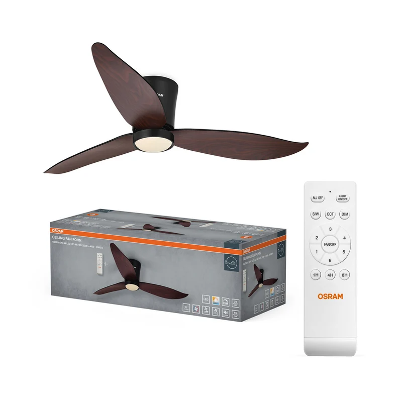 OSRAM LED Deckenventilator Fohn 1168mm 41W CCT