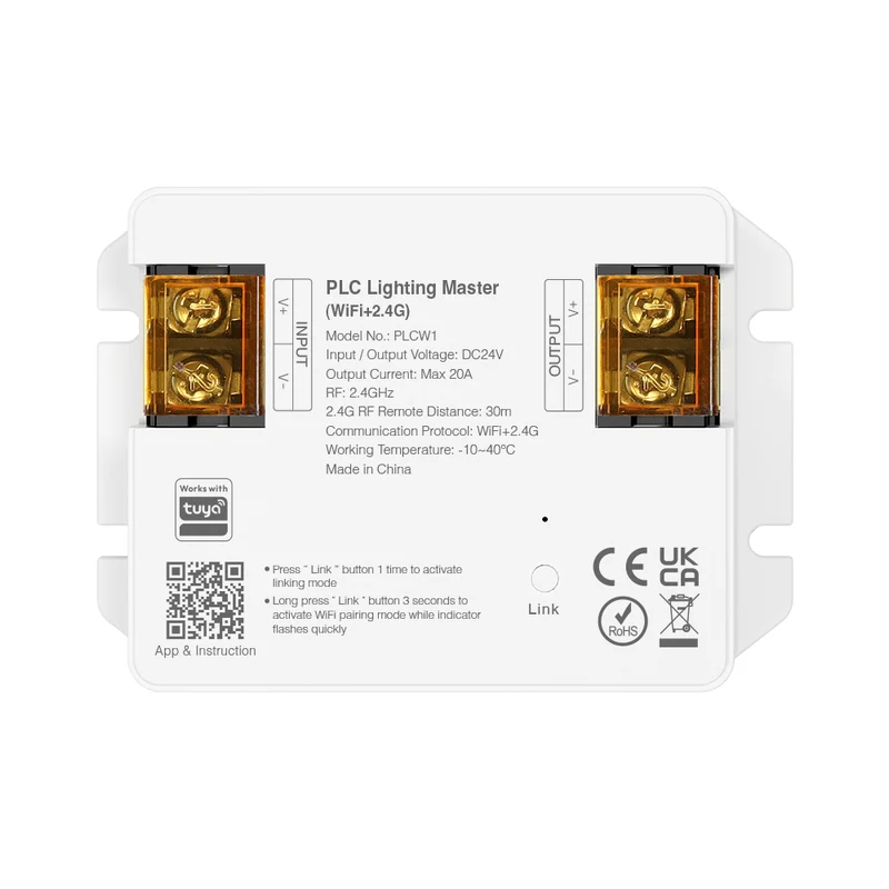 WIFI + 2,4G LED Controller RGBCCT | Smart Home Alexa Google Tuya – Master Controller