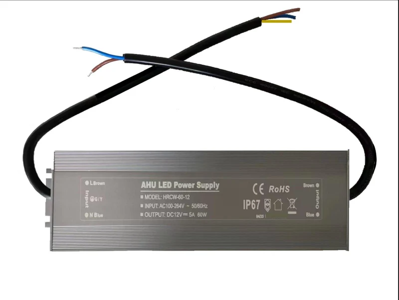 Pool Transformator 12V 60W IP67 | Wasserdichter LED Trafo für Poolbeleuchtung – AHULighting