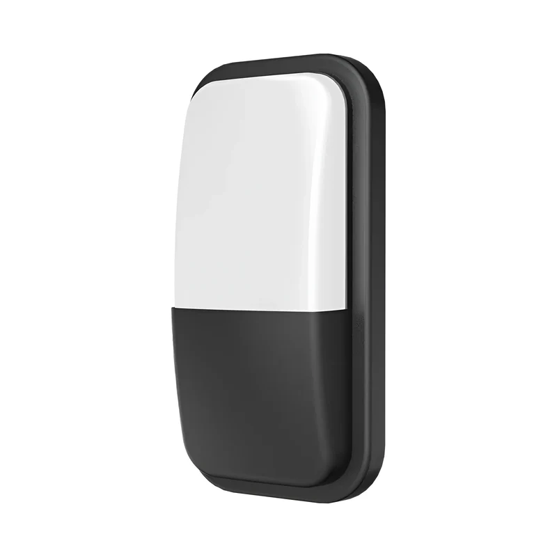 Braytron LED-Wandleuchte außen 15W 3000K IP65 – Grau