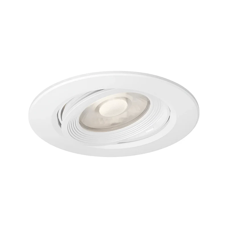 Braytron LED Einbaustrahler 5W 450lm 3CCT rund flach Ø90mm – Weiß