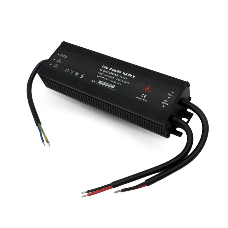 Wasserdichtes 12V LED-Netzteil IP67, 150W