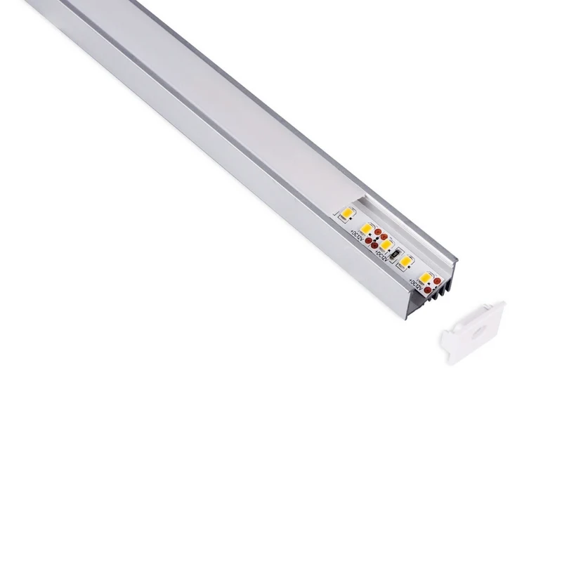 Angewinkeltes Aluminium LED-Einbauprofil für gerichtete Beleuchtung