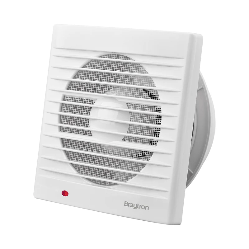 Braytron Abluftventilator Ø150 mm 18W – Weiß, für Bad und Küche