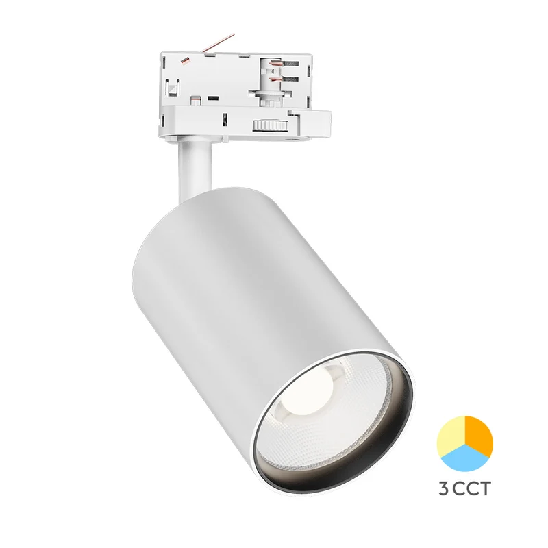 Braytron LED-Schienenstrahler 30W 3CCT 3420 lm 3-Phasen – Weiß