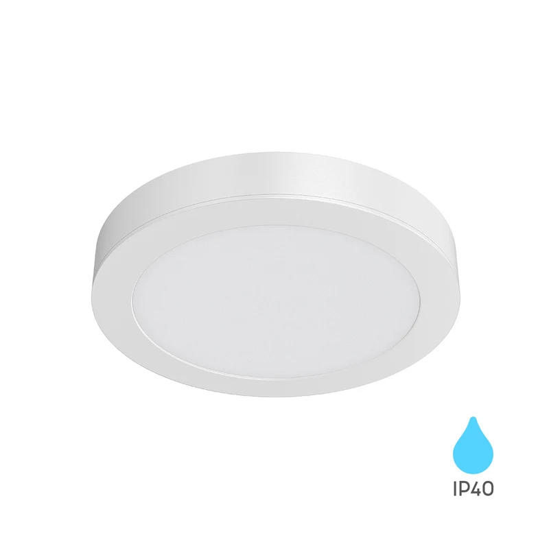 Braytron LED Aufbau-Deckenleuchte 12W 6500K rund Ø172 mm – Weiß