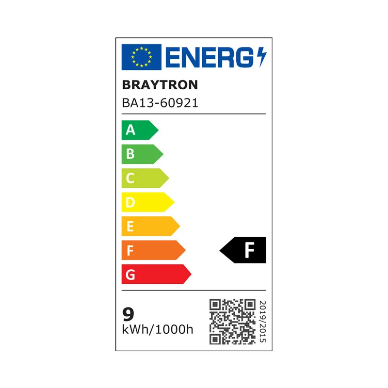 Braytron LED-Lampe E27 9W 4000K Neutralweiß A60 806 lm dimmbar – Weiß