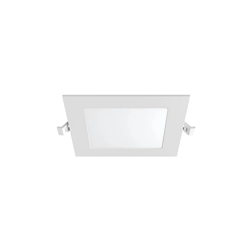 Braytron LED-Panel 6W 3CCT quadratisch ultraflach 128 mm – Weiß