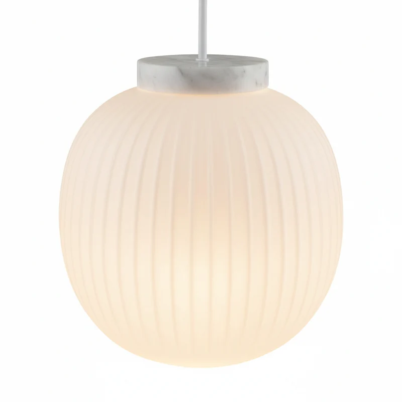 OSRAM DECOR Glass Lantern Marble Pendelleuchte E27