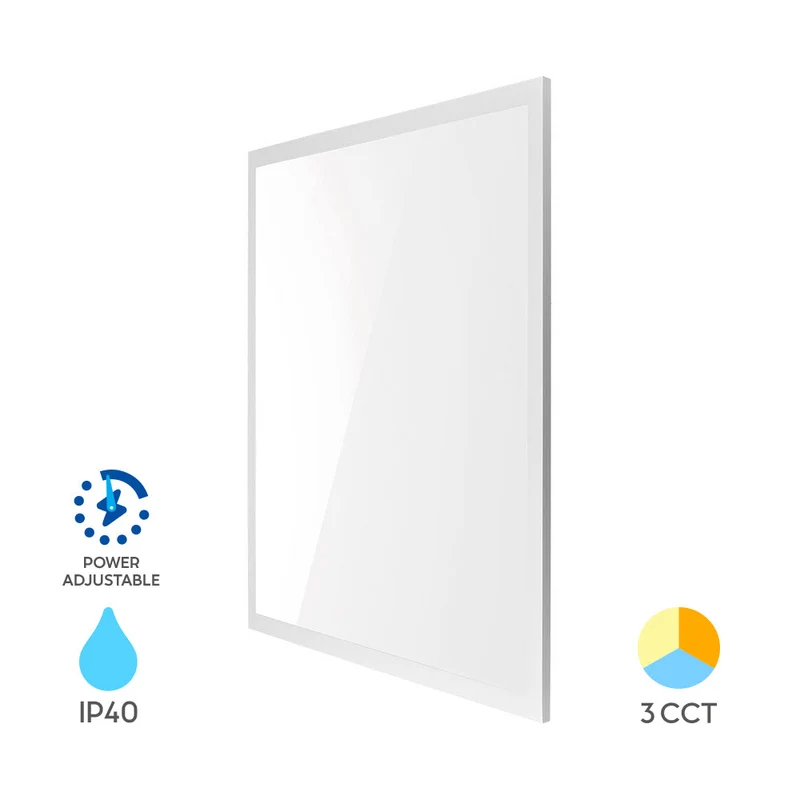 Braytron LED Einbaupanel 40W 5200 lm 3CCT 62 x 62 cm Backlight – Weiß