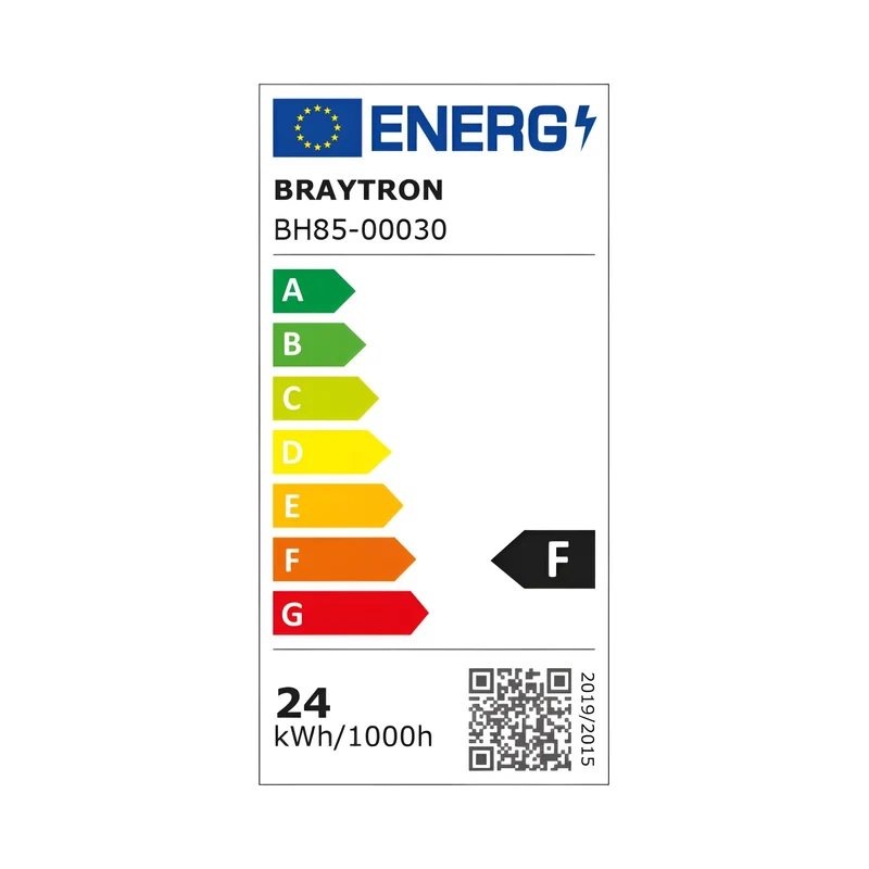 Braytron LED Deckenventilator Fancy mit Licht 24W RGB 3CCT dimmbar mit Fernbedienung Ø45cm – Weiß