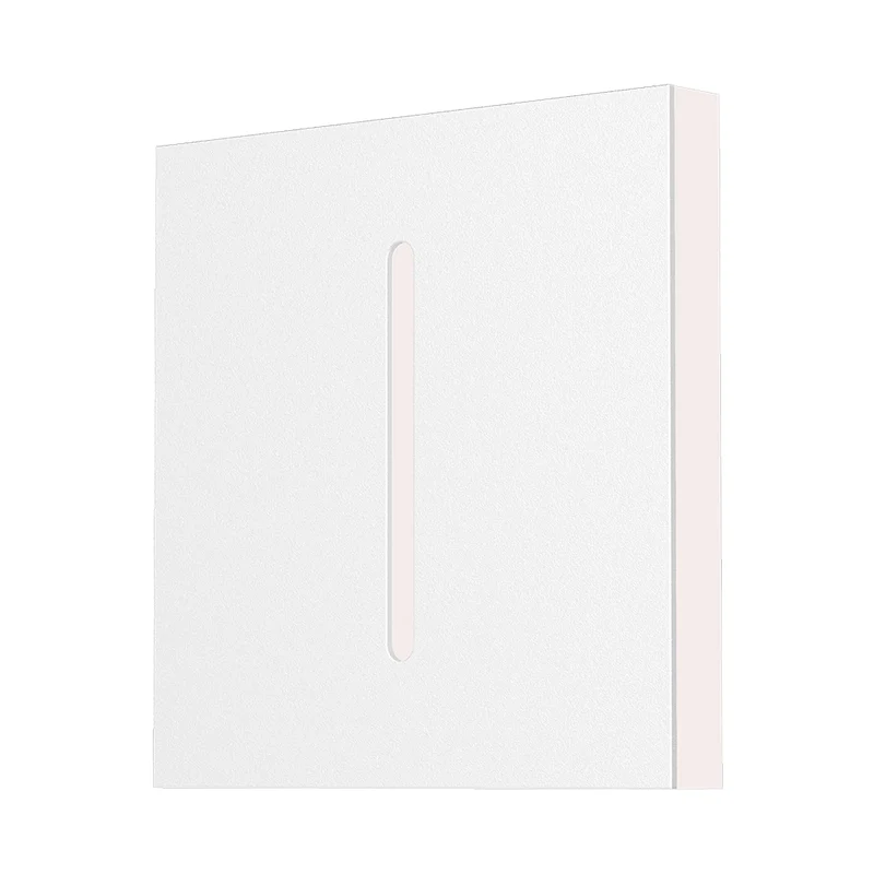Braytron Abdeckung für LED-Treppenleuchte eckig 80×80 mm – Weiß