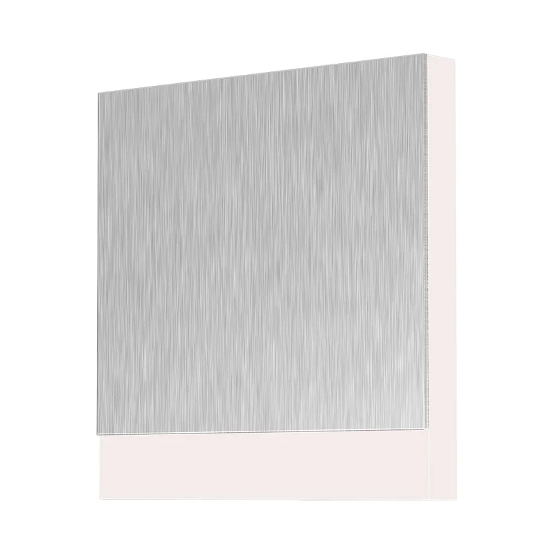 Braytron Abdeckung für LED-Treppenleuchte eckig 80×80 mm – Silber