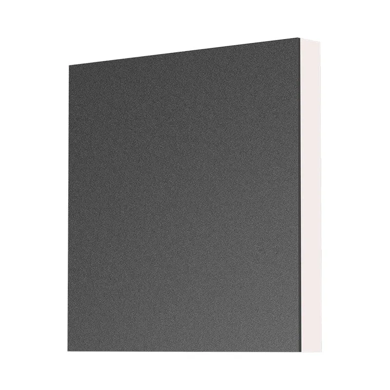 Braytron Abdeckung für LED-Treppenleuchte eckig 80×80 mm – Schwarz