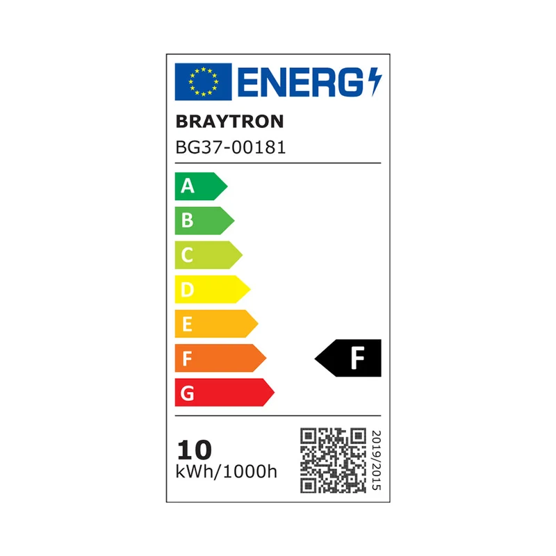 Braytron Palermo LED Außenwandleuchte 10W 3CCT rund IP65 Ø180 mm – Schwarz