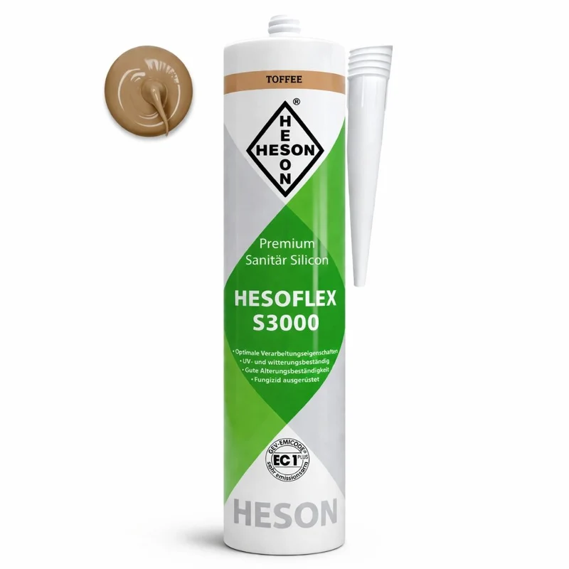 Sanitär Silikon HESOFLEX S 3000 - Toffee A26 310 ml