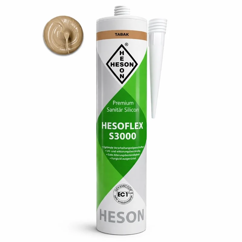 Sanitär Silikon HESOFLEX S 3000 - Tabak A16 310 ml
