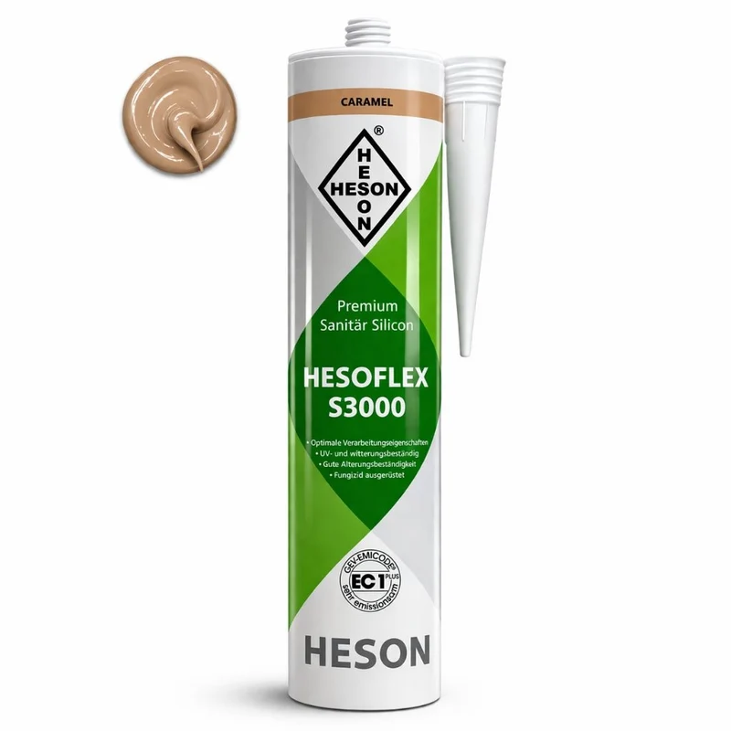 Sanitär Silikon HESOFLEX S 3000 - Caramel A17 310 ml