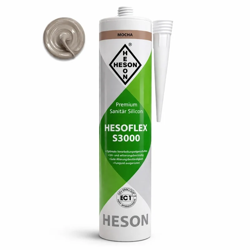 Sanitär Silikon HESOFLEX S 3000 - Mocha A68 310 ml