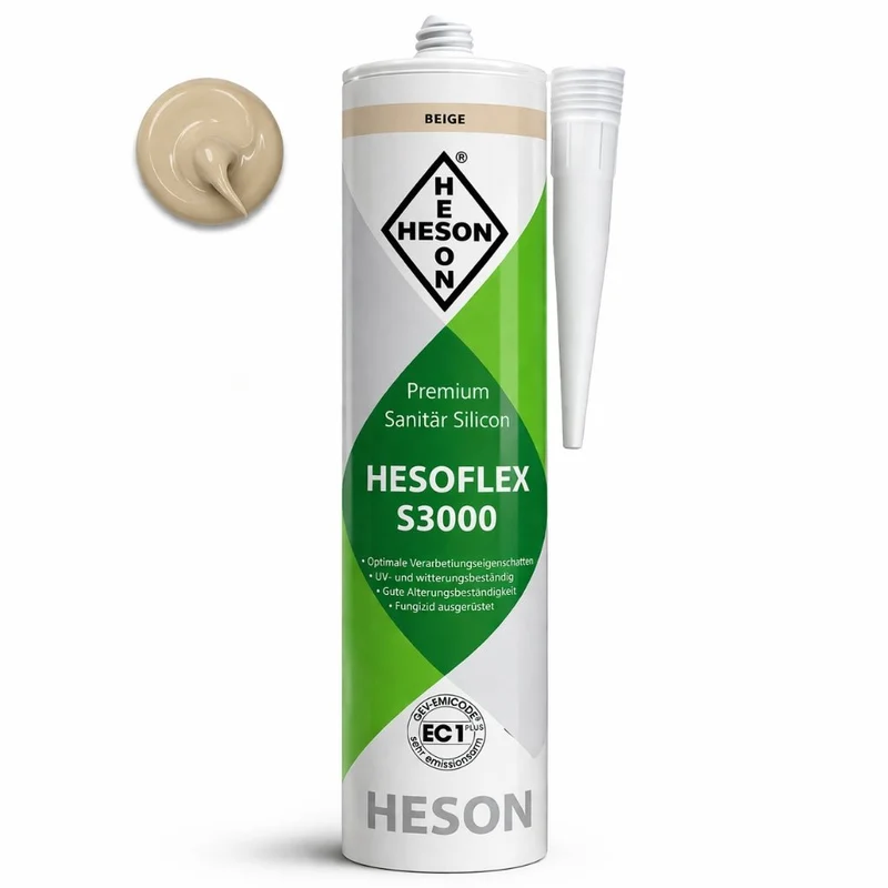 Sanitär Silikon HESOFLEX S 3000 - Beige A25 310 ml
