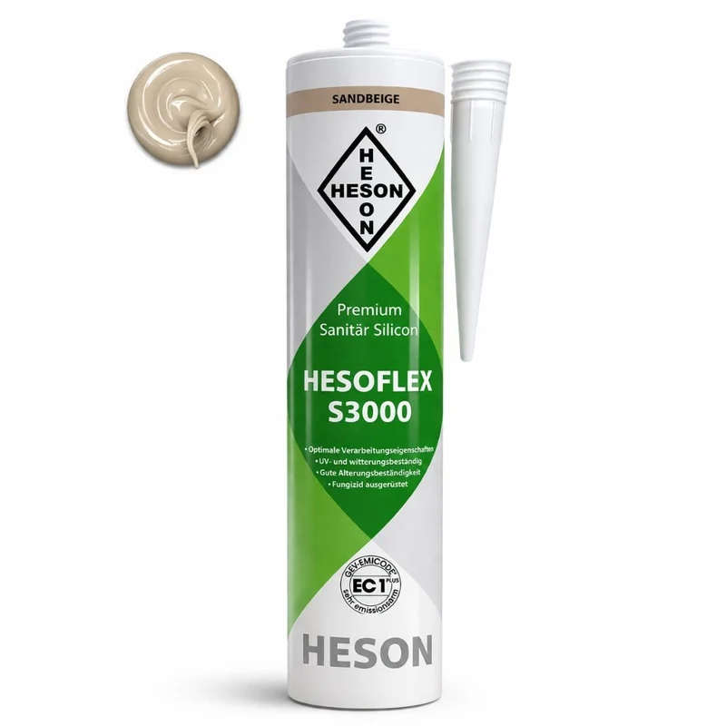 Sanitär Silikon HESOFLEX S 3000 - Sandbeige A71 310 ml