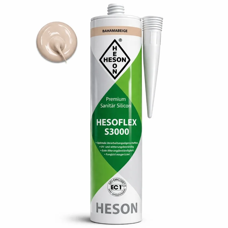 Sanitär Silikon HESOFLEX S 3000 - Bahamabeige A23 310 ml