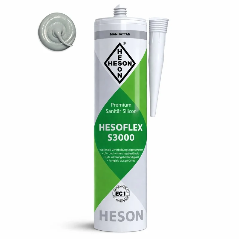 Sanitär Silikon HESOFLEX S 3000 - Manhattan A43 310 ml