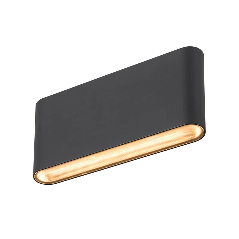 OVAL 18 WL, Wandaufbauleuchte 2700/3000 K, 10 W, schwarz