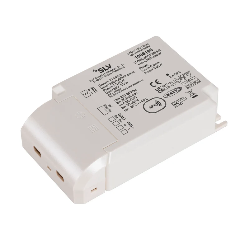 LED Treiber, 40 W 500 mA DALI dimmbar mit RF-Schnittstelle LED-Treiber weiß DALI