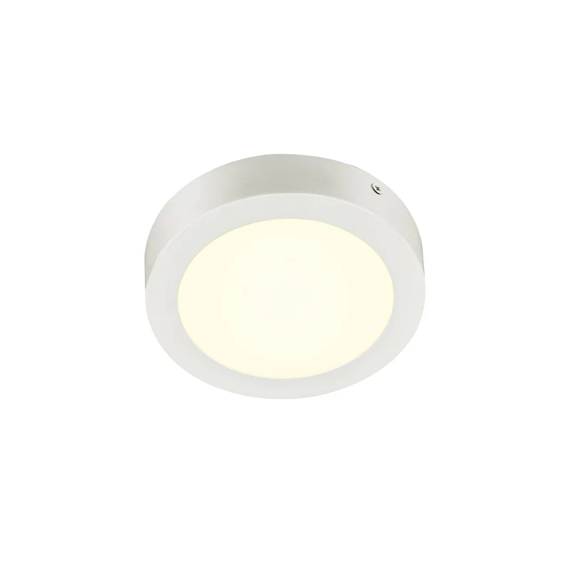 SLV SENSER 18 CW, Indoor LED Wand- und Deckenaufbauleuchte rund weiß 4000K