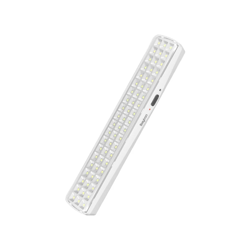 Braytron LED-Notleuchte 4W 6500K wiederaufladbar 60 LEDs – Weiß