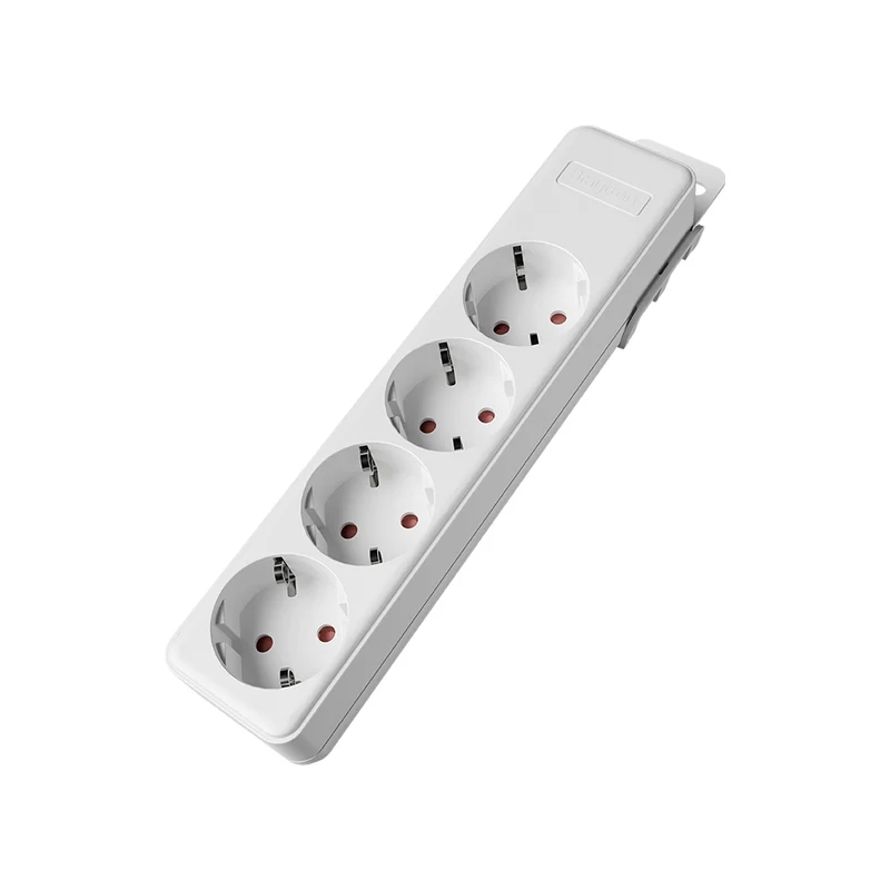 Braytron XLINE Steckdosenleiste 4-fach ohne Kabel – Weiß