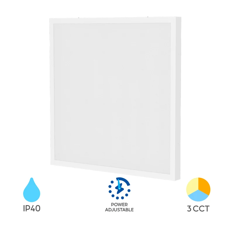 Braytron LED Panel 50W 3CCT 3000-6500K Aufputz 60x60 cm – Weiß