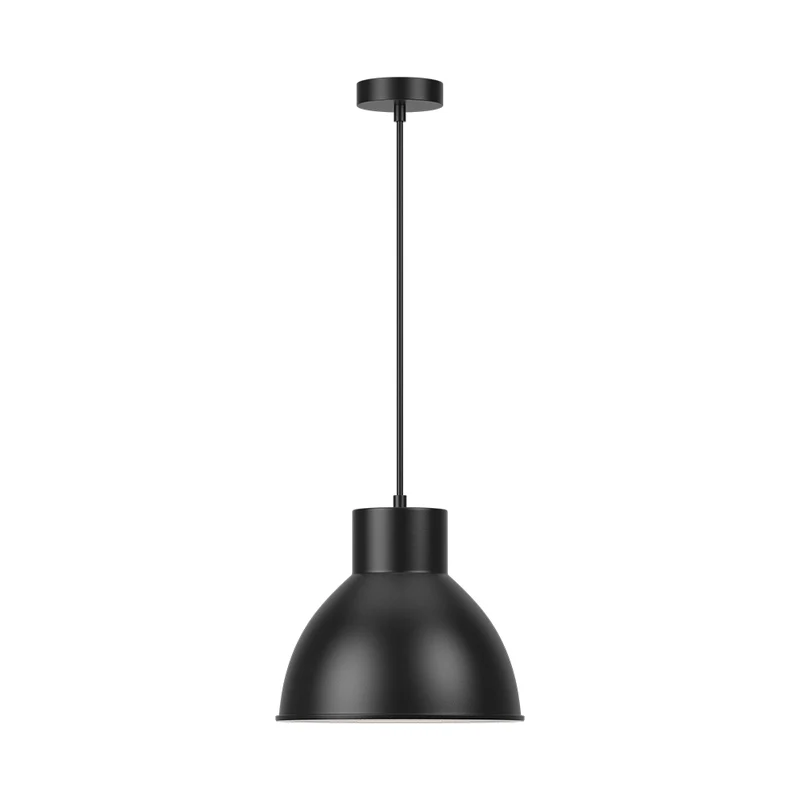 Braytron Pendelleuchte E27 rund Ø275 mm – Metall, Schwarz
