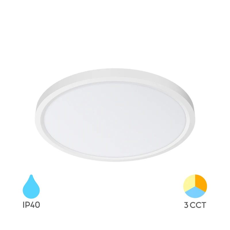 Braytron LED Deckenleuchte rund 36W 3200 lm 3CCT Ø40 cm – Weiß