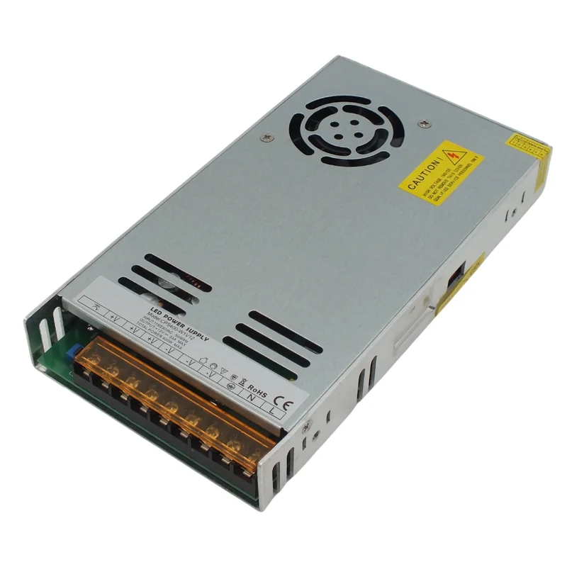 24V DC Schaltnetzteil mit Lüfter, geschlossen 400W, 16A