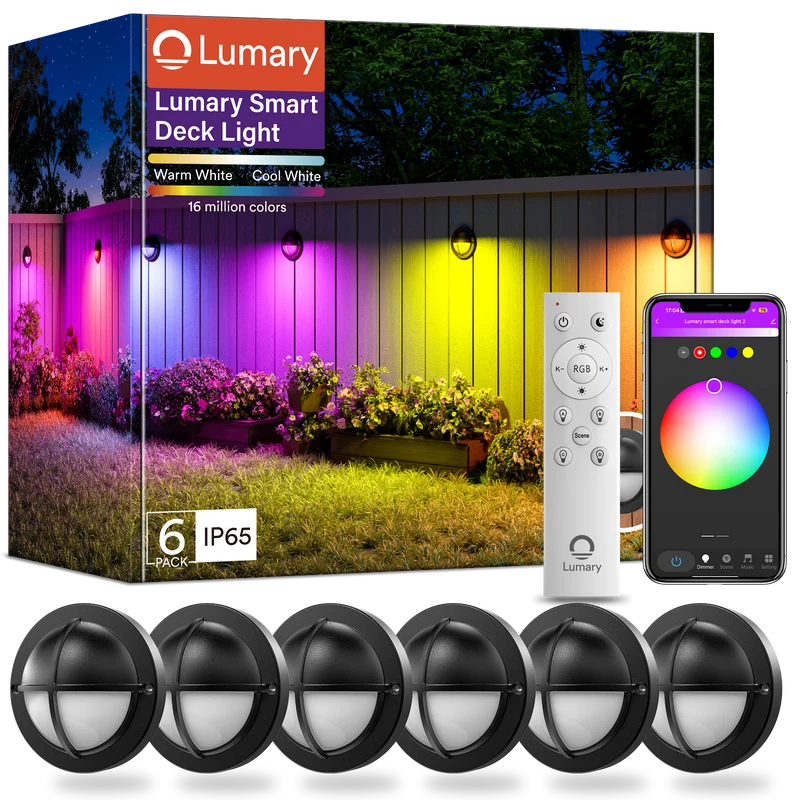 Lumary Smart LED Deck Lights (6Pack)