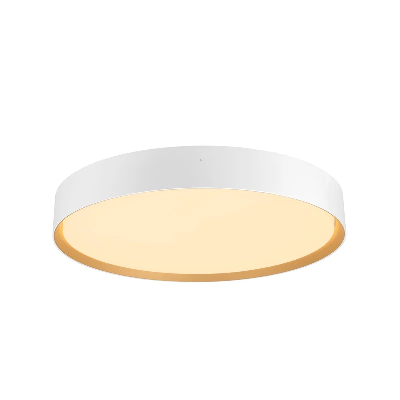 DECONA 42, Wand- und Deckenaufbauleuchte, rund, 2700/3000 K, 23 W, PHASE, weiß / gold