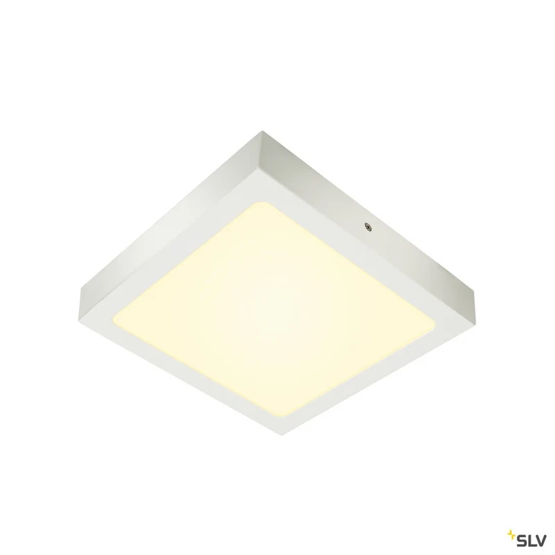 SLV SENSER 24 Indoor LED Deckenaufbauleuchte eckig weiß