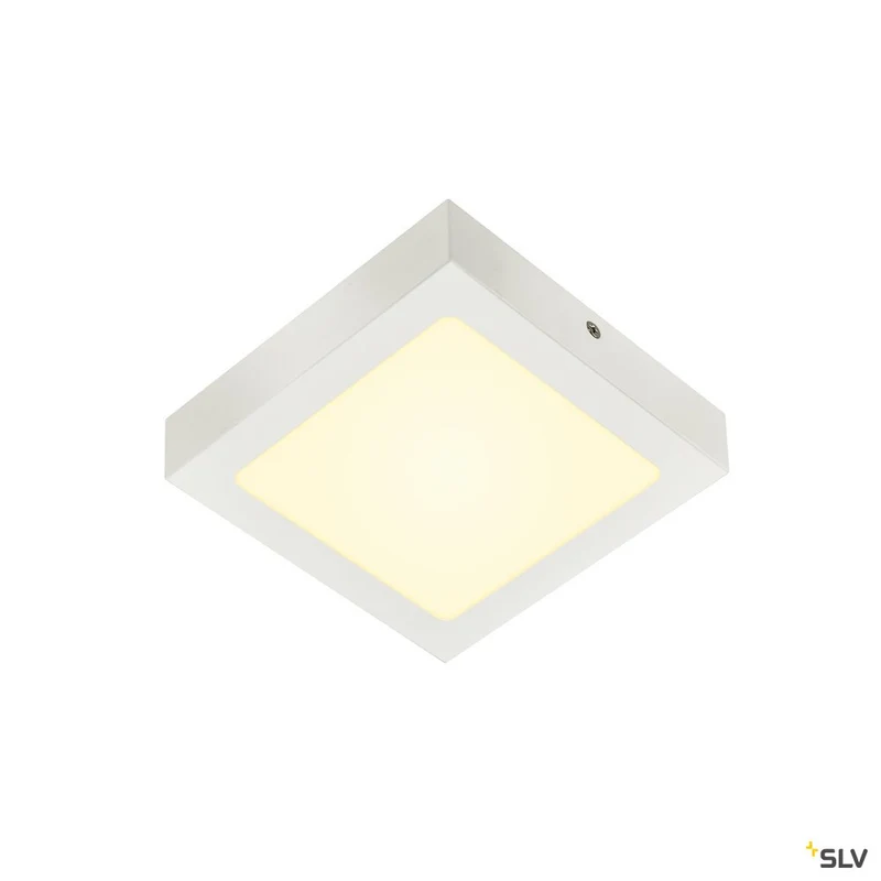 SLV SENSER 18 Indoor LED Deckenaufbauleuchte eckig weiß