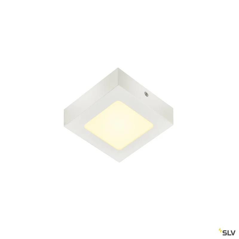SLV SENSER 12 Indoor LED Deckenaufbauleuchte eckig weiß