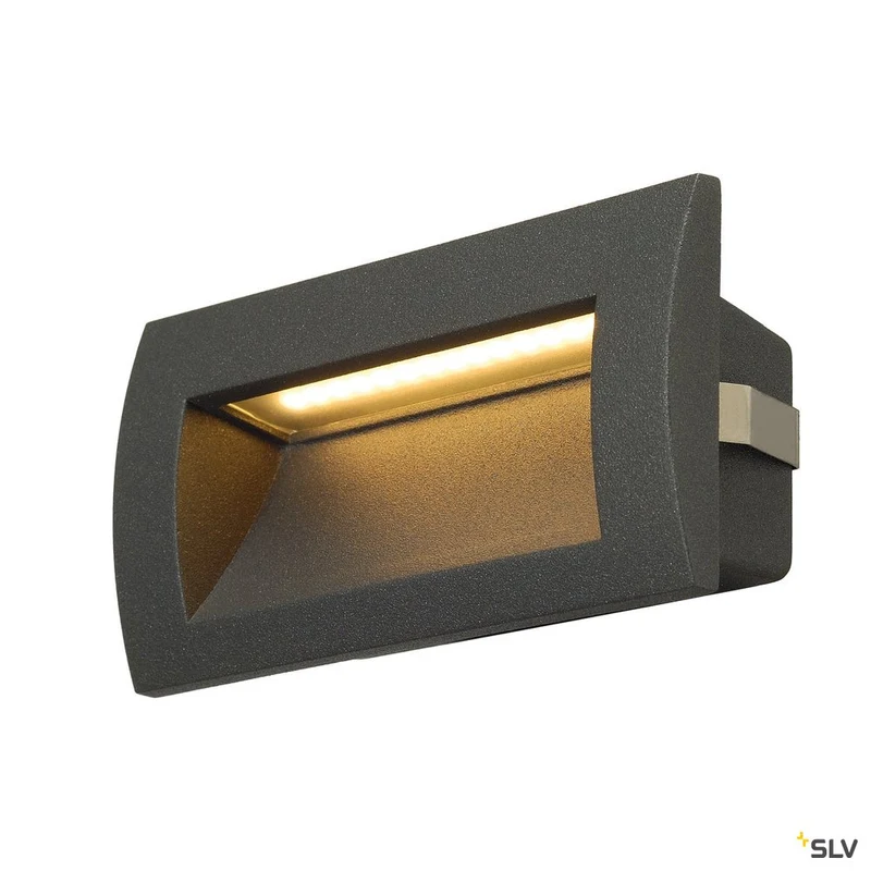 SLV DOWNUNDER OUT LED M Wand- einbauleuchte, anthrazit