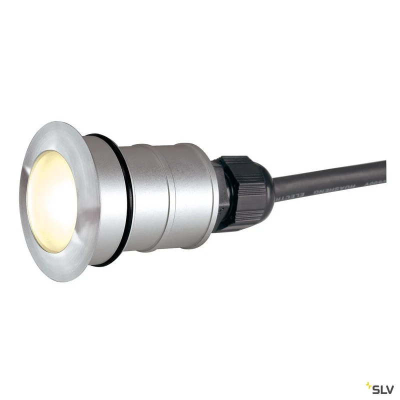SLV POWER TRAIL-LITE round, Edelstahl 316, 1W LED, 3000K, IP67