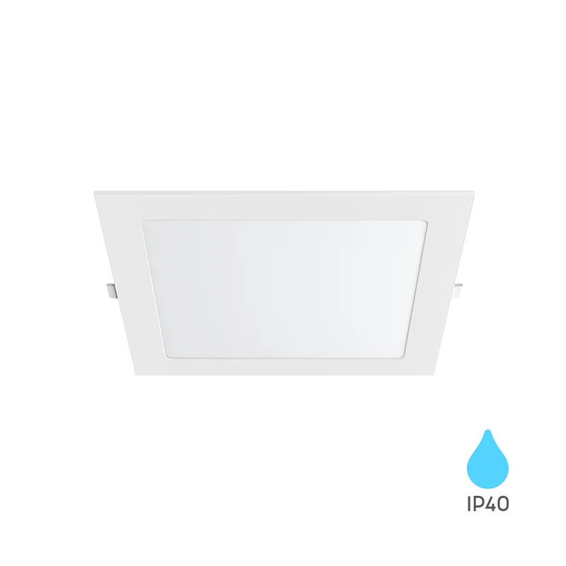 Braytron LED Einbaupanel 12W 4000K Neutralweiß eckig 170mm – Weiß